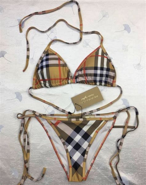 burberry swimsuit womens|burberry dupe bikini.